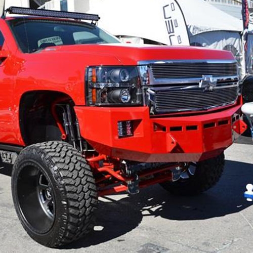 Fusion Bumpers - 2011-2014 Chevy Duramax 6.6L Front Bumper - OCDiesel.com